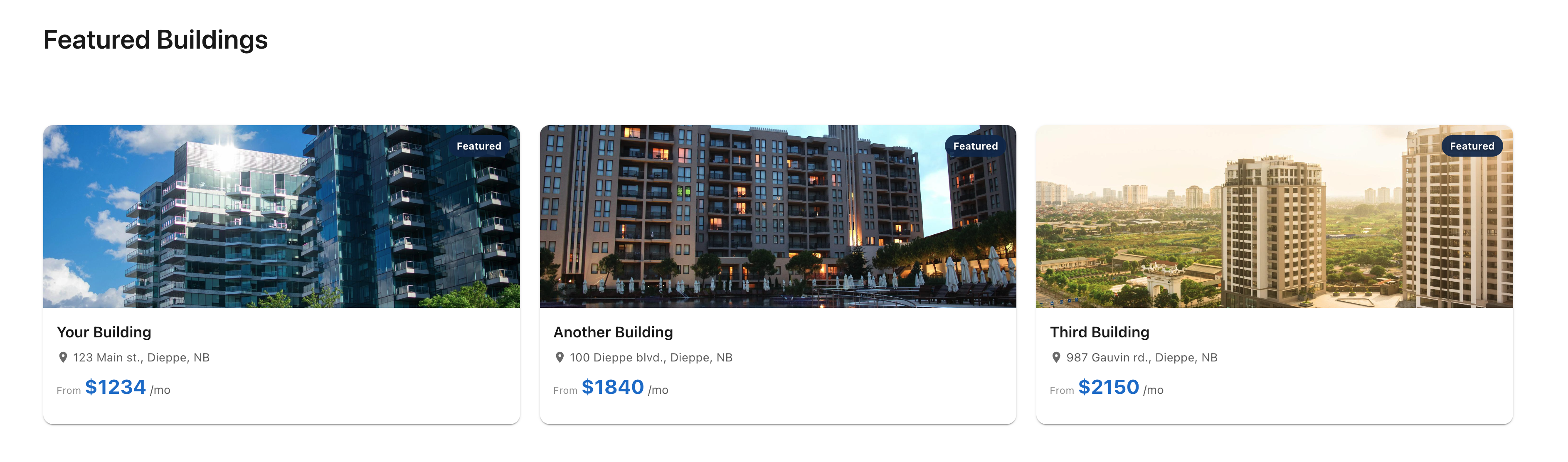 Homepage spotlight placement